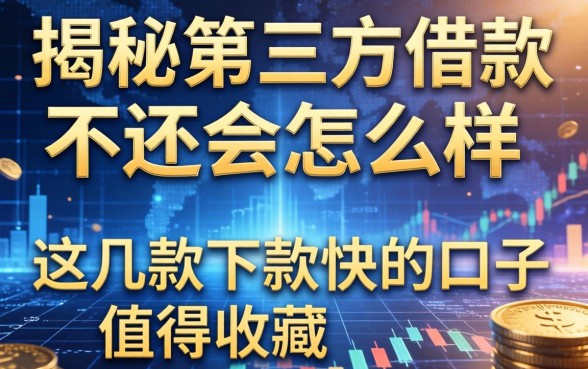 揭秘第三方借款不还会怎么样，这几款下款快的口子值得收藏