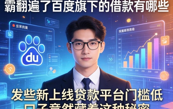 我翻遍了百度旗下的借款有哪些，发现那些新上线贷款平台门槛低口子竟然藏着这种秘密