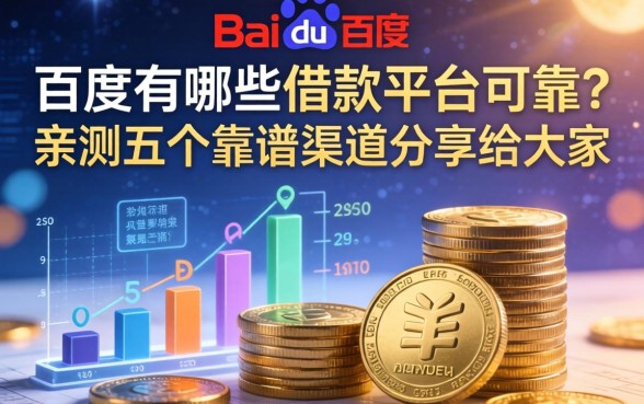 百度有哪些借款平台可靠？亲测五个靠谱渠道分享给大家