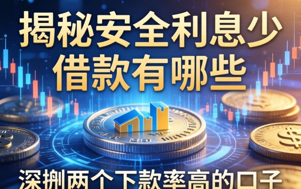 揭秘安全利息少的借款有哪些，深扒两个下款率高的口子