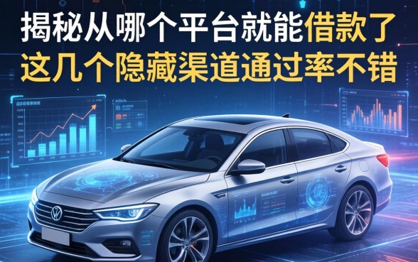揭秘从哪个平台就能借款了，这几个隐藏渠道通过率不错