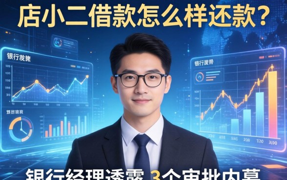 店小二借款怎么样还款？银行经理透露3个审批内幕