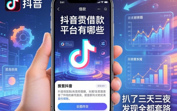 抖音里面借款平台有哪些？我扒了三天三夜发现全是套路