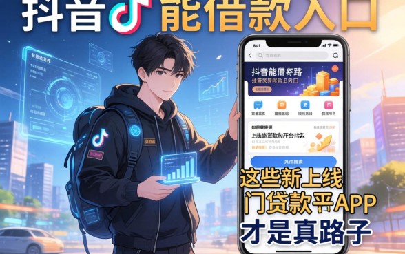 我翻遍了抖音能借款的入口，发现这些新上线贷款平台门槛低的app才是真路子