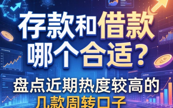 存款和借款哪个合适？盘点近期热度较高的几款周转口子