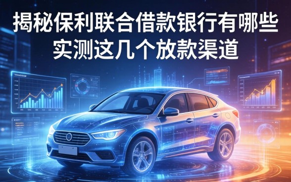 揭秘保利联合借款银行有哪些，实测这几个放款渠道