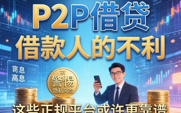 P2P借贷对借款人的不利因素分析：警惕高息与隐私风险，这些正规平台或许更靠谱