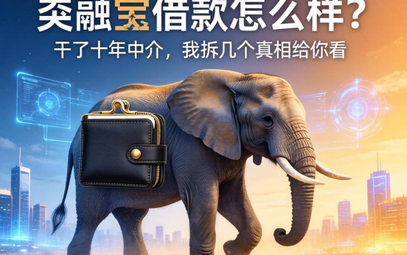大象钱包借款怎么样？干了十年中介，我拆几个真相给你看
