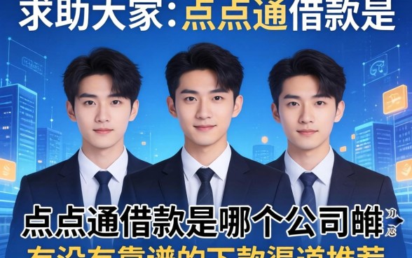 求助大家，点点通借款是哪个公司的？有没有靠谱的下款渠道推荐？
