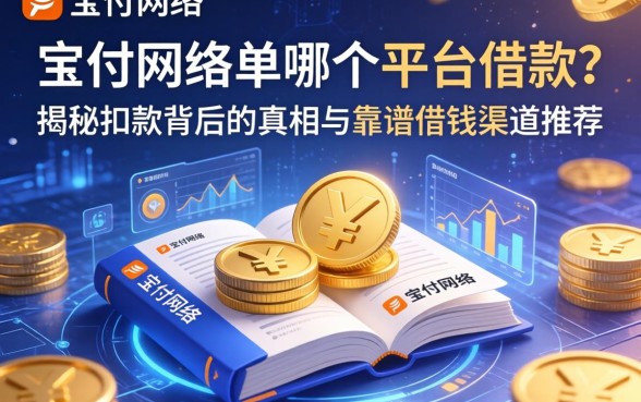 宝付网络是哪个平台借款？揭秘扣款背后的真相与靠谱借钱渠道推荐