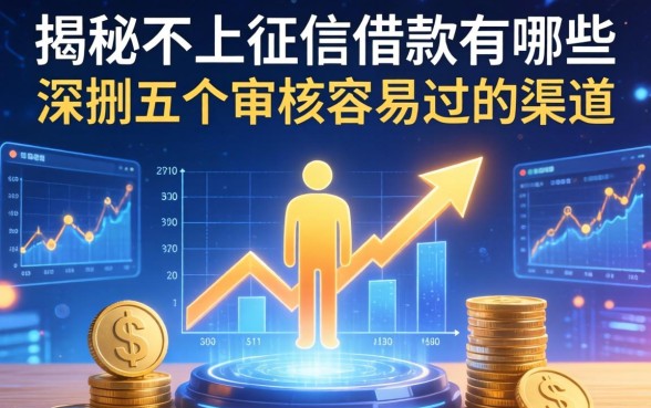 揭秘不上征信借款有哪些，深扒五个审核容易过的渠道
