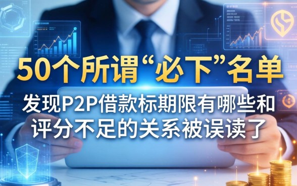 我翻了50个所谓“必下款”名单，发现P2P借款标期限有哪些和评分不足的关系被误读了