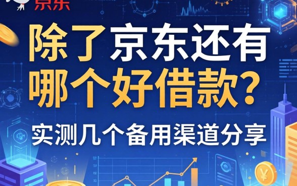 除了京东还有哪个好借款？实测几个备用渠道分享