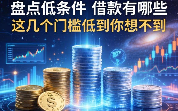 盘点低条件的借款有哪些，这几个门槛低到你想不到