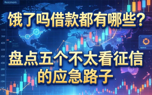 饿了吗借款都有哪些？盘点五个不太看征信的应急路子