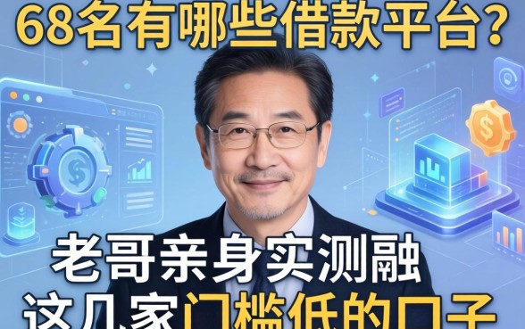 58岁有哪些借款平台？老哥亲身实测这几家门槛低的口子