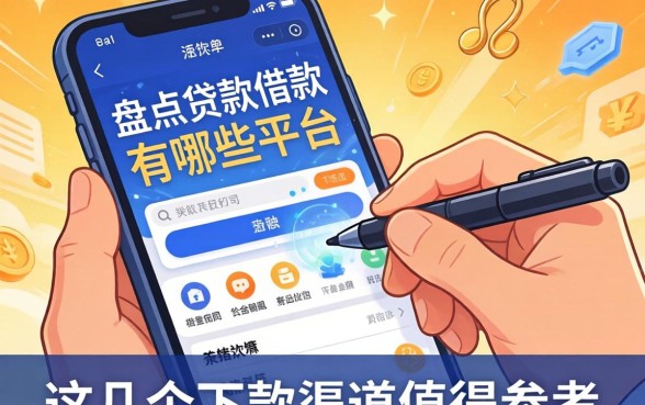 盘点贷款借款软件有哪些平台，这几个下款渠道值得参考