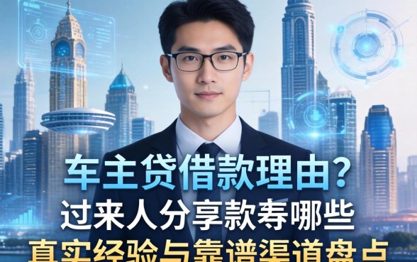 车主贷借款理由有哪些？过来人分享真实经验与靠谱渠道盘点