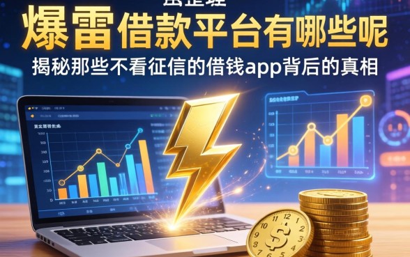 我整理了爆雷的借款平台有哪些呢，揭秘那些不看征信的借钱app背后的真相