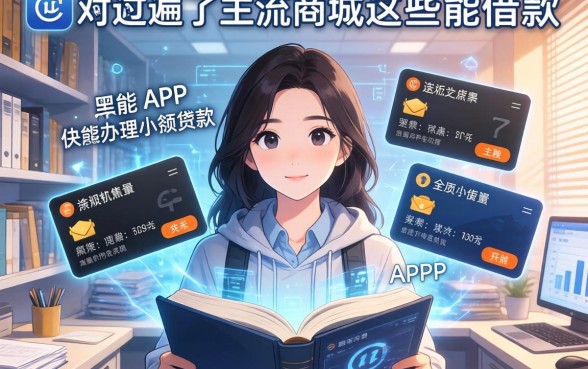 我翻遍了主流商城，发现这些能借款的App连黑户都能快速办理小额贷款