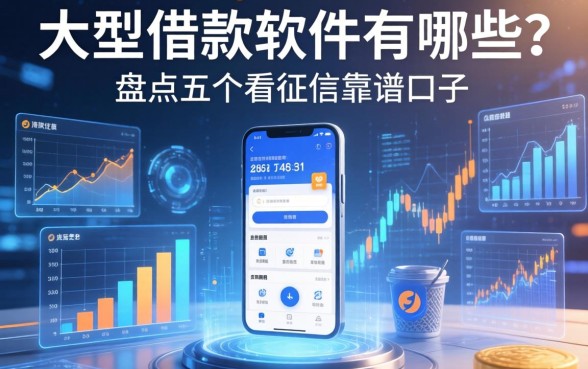 大型借款软件有哪些？盘点五个不看征信的靠谱口子