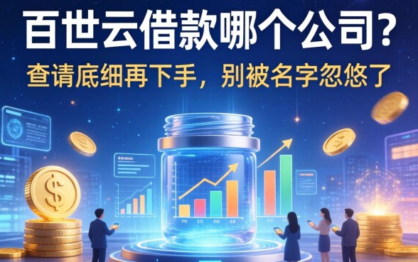 百世云借款哪个公司的？查清底细再下手，别被名字忽悠了