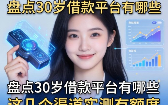 盘点30岁借款的平台有哪些，这几个渠道实测有额度