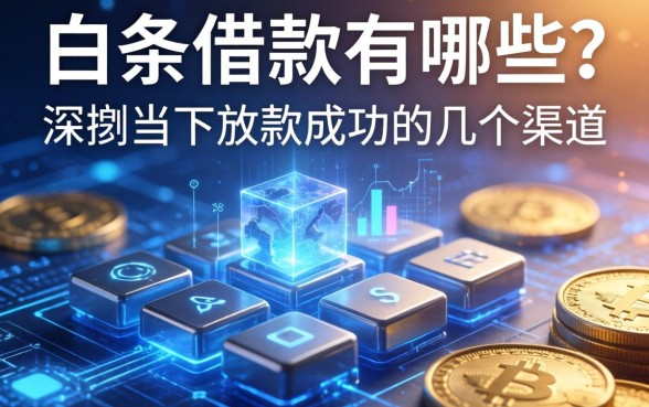 白条借款有哪些？深扒当下放款成功的几个渠道