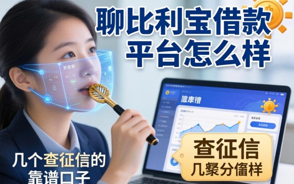 聊聊比利宝借款平台怎么样，顺便分享几个不查征信的靠谱口子
