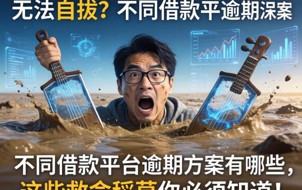 深陷债务泥潭无法自拔？不同借款平台逾期方案有哪些，这些救命稻草你必须知道！
