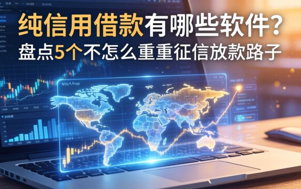纯信用借款有哪些软件？盘点5个不怎么看重征信的放款路子