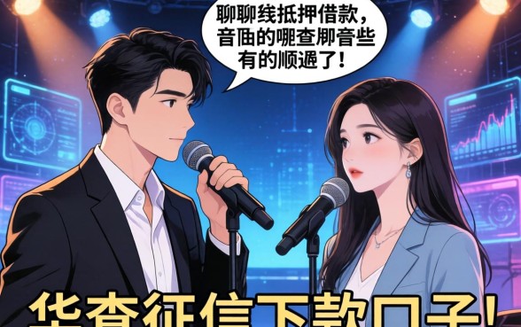 聊聊那些抵押借款的歌曲有哪些，顺便分享几个不查征信的下款口子