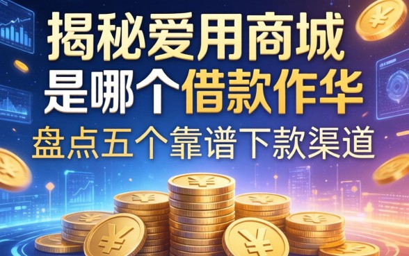 揭秘爱用商城是哪个借款软件，盘点五个靠谱下款渠道