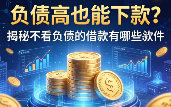 负债高也能下款？揭秘不看负债的借款有哪些软件