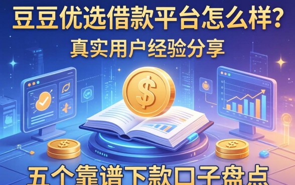豆豆优选借款平台怎么样？真实用户经验分享及五个靠谱下款口子盘点