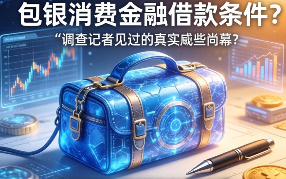 包银消费金融借款条件有哪些要求？一个调查记者见过的真实审批内幕