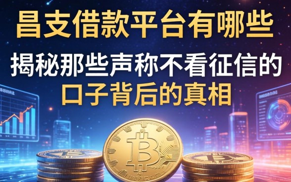昌吉借款平台有哪些，揭秘那些声称不看征信的口子背后的真相