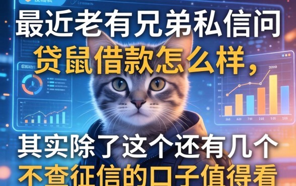 最近老有兄弟私信问贷鼠借款怎么样，其实除了这个还有几个不查征信的口子值得看