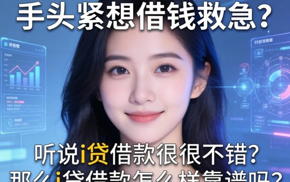 手头紧想借钱救急？听说i贷借款很不错，那么i贷借款怎么样？靠谱吗？