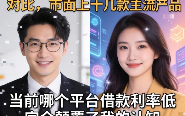 我对比了市面上十几款主流产品，发现当前哪个平台借款利率低完全颠覆了我的认知