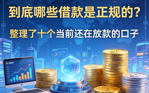 到底哪些借款是正规的？整理了十个当前还在放款的口子