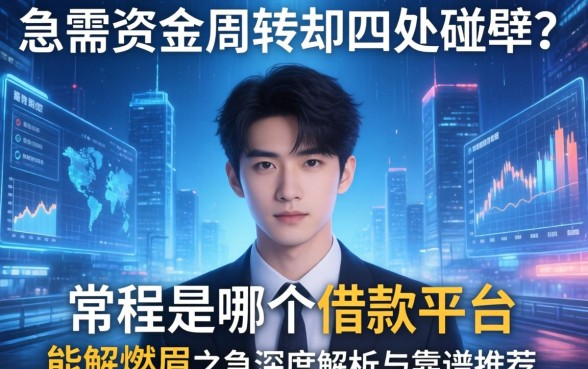 急需资金周转却四处碰壁？常程是哪个借款平台能解燃眉之急？深度解析与靠谱推荐