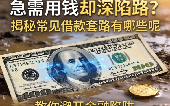 急需用钱却深陷泥潭？揭秘常见借款套路有哪些呢图片，教你避开金融陷阱
