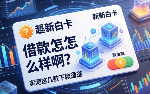 超新白卡借款怎么样啊？实测这几款下款通道