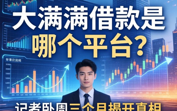 大满贯借款是哪个平台？记者卧底三个月揭开真相