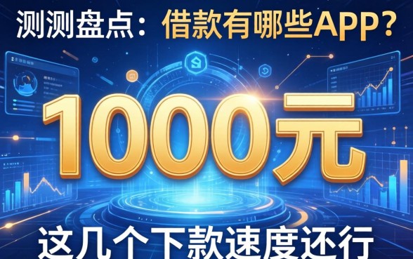 实测盘点：1000元借款有哪些app？这几个下款速度还行