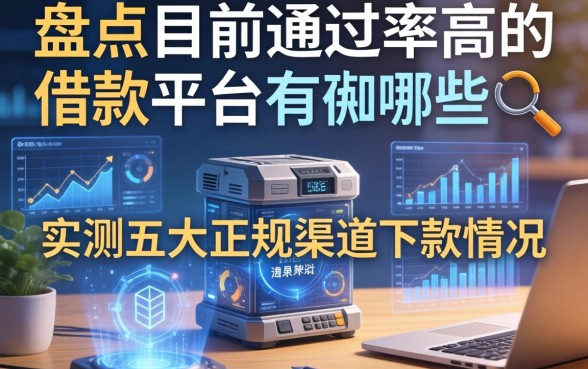 盘点目前通过率高的借款平台有哪些，实测五大正规渠道下款情况