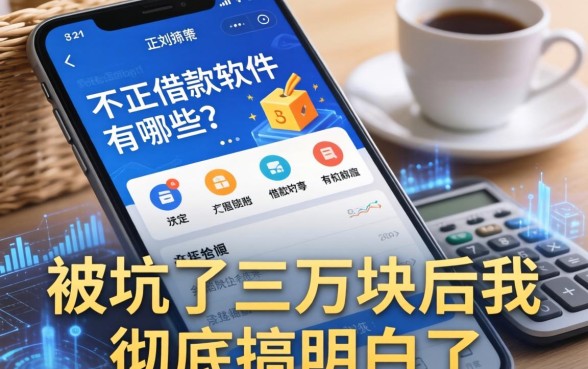 不正规的借款软件有哪些？被坑了三万块后我彻底搞明白了