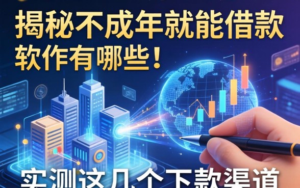 揭秘不成年就能借款的软件有哪些，实测这几个下款渠道