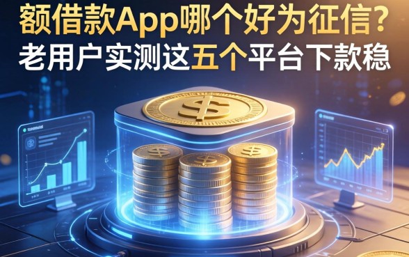 大额借款app哪个好通过征信？老用户实测这五个平台下款稳